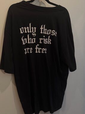 ASRV Black Short Sleeve Crewneck Tee